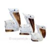 Pelicans Sitting - Set of 3