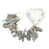 Chunky Driftwood Heart Garland  (SKU: 50477)