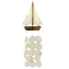 Sailing Boat Capiz Shell Chime (SKU:50752)