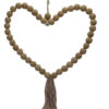 Wood Beaded Heart (SKU:50956)