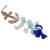 Anchor & Beach Glass Chime (SKU:90237)