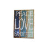 sign PEACE LOVE ...   (SKU: 31434)