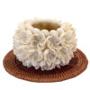 Shell Rose Petal T-Light Holder  (SKU: 51069)