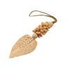 Macrame Leaf Shell Tassel  (SKU: 51071)