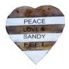 Sign Peace Love... Heart   (SKU: 51089)