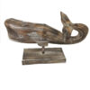 Curl Tail Whale on Stand   (SKU: 31475)