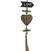Love Carved Heart Garland  (SKU: 31495)