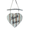 Beach House Heart hanging Driftwood (SKU: 31508)