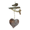 Wood Heart Garland (SKU:50658)