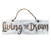 Living The Dream Carved Sign  (SKU: 31588)