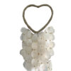 Capiz Twine Heart Mobile  (SKU: 51282)