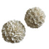 Flower Shell Balls Set/2 (SKU: 51289)