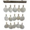 Wall Hanging Capiz & Wood Bead  (SKU: 51304)
