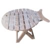 Carved Fish Folding Table (SKU:51348)
