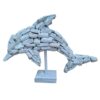 Driftwood Dolphin on Stand (SKU:51382)